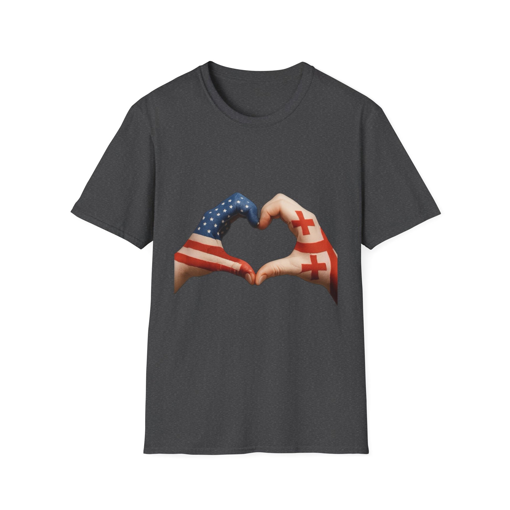 Two flags, One heart.