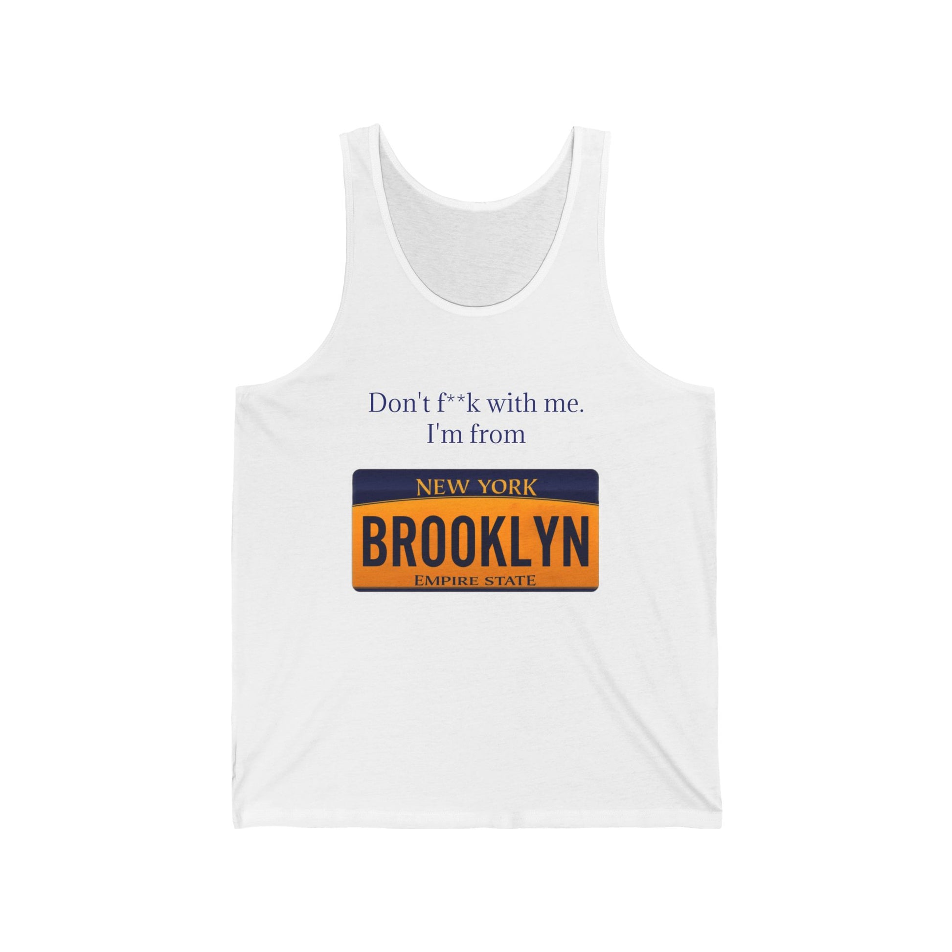 Brooklyn Pride Unisex Tank, Casual Summer Wear, Gift for NYC Lovers, Trendy Workout Top, Urban Fashion, Funny Statement Tee