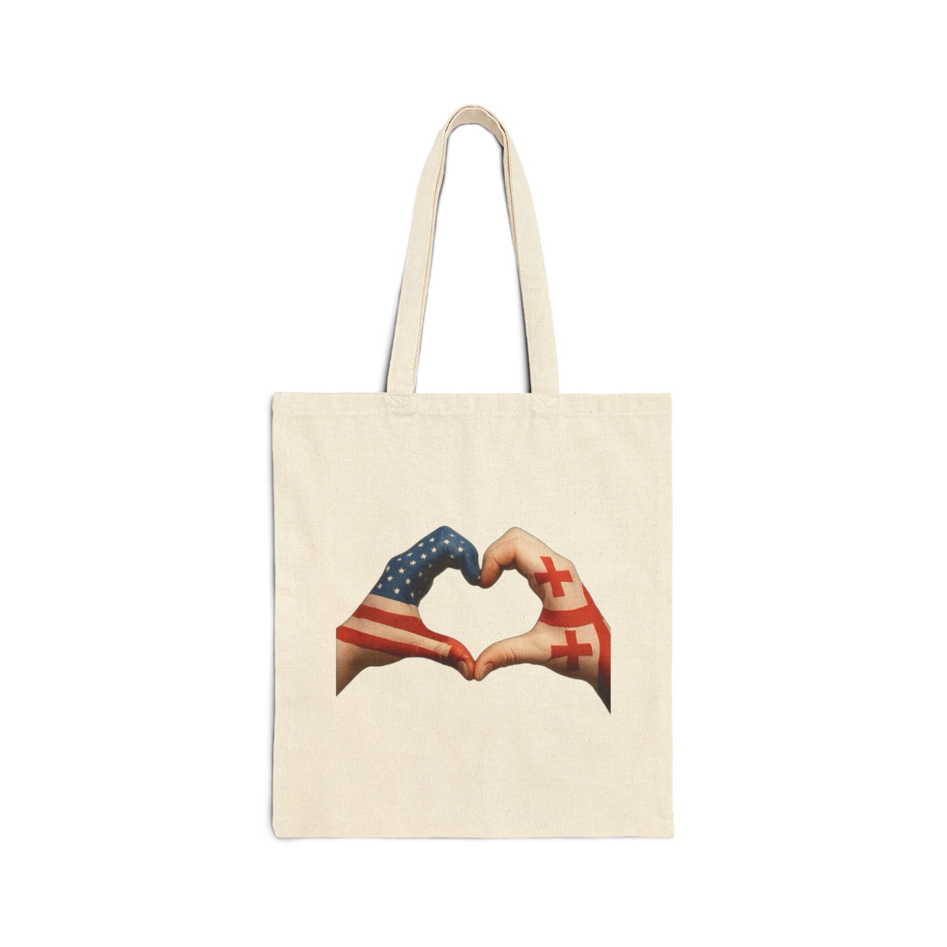 Two flags, one heart.