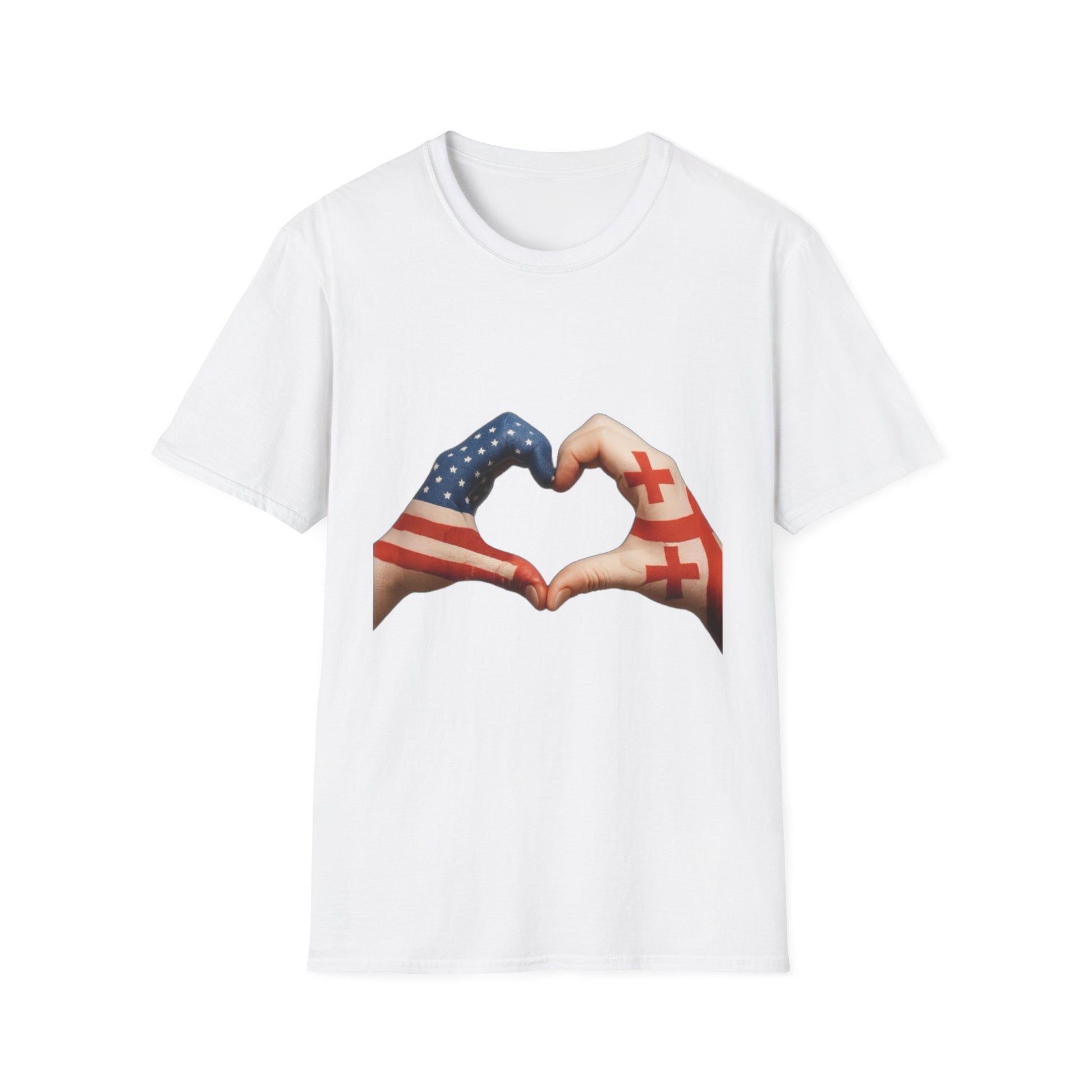 Two flags, One heart.