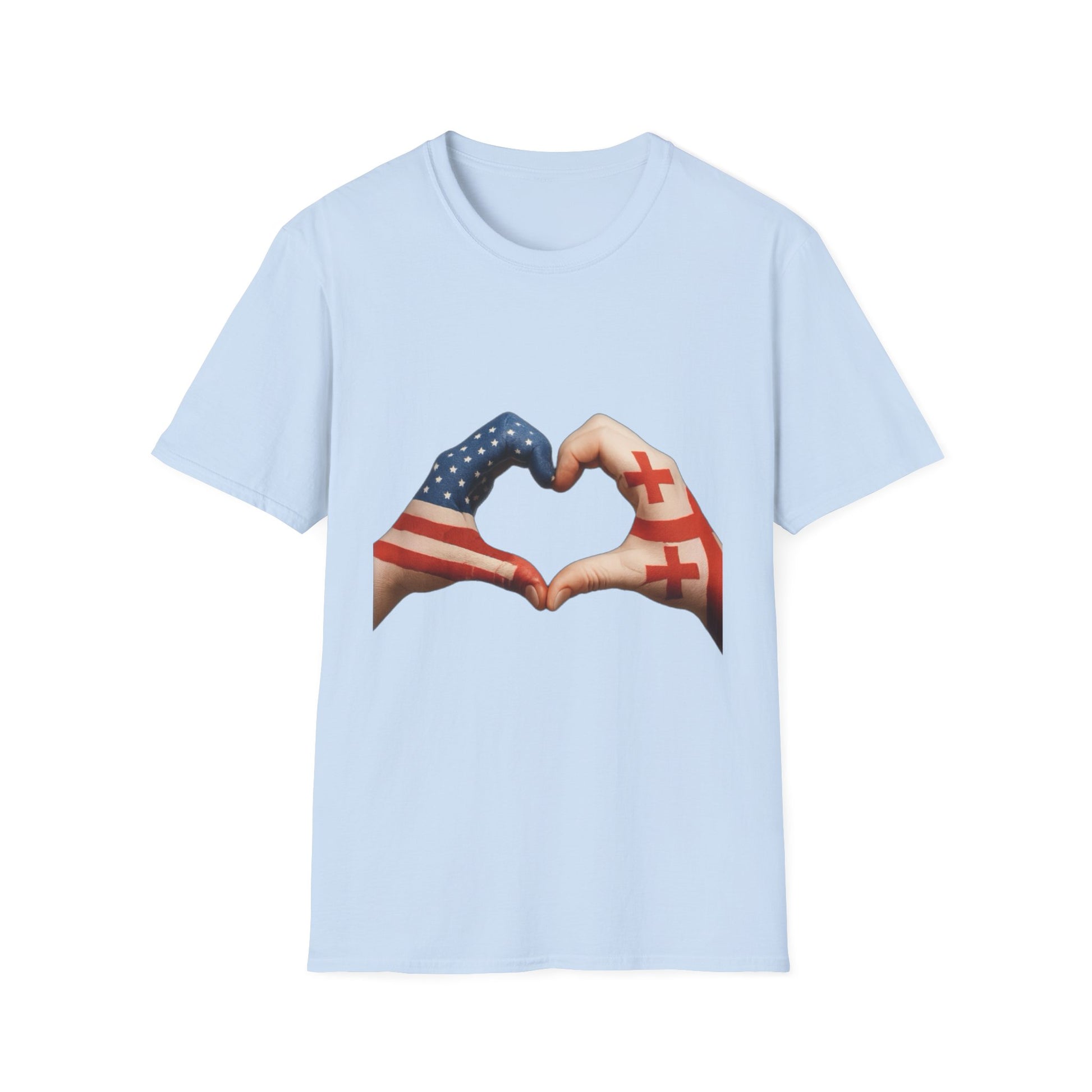 Two flags, One heart.