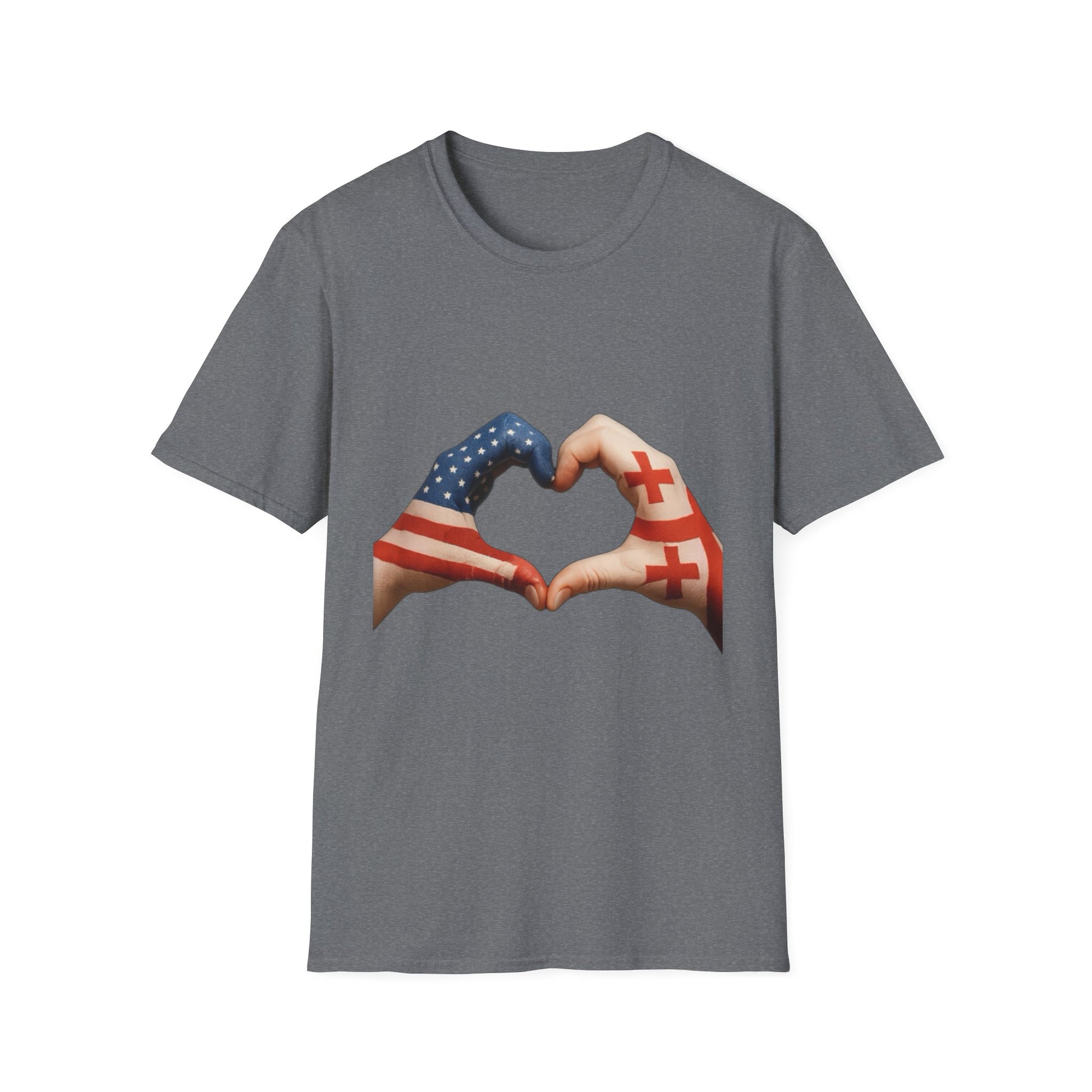 Two flags, One heart.