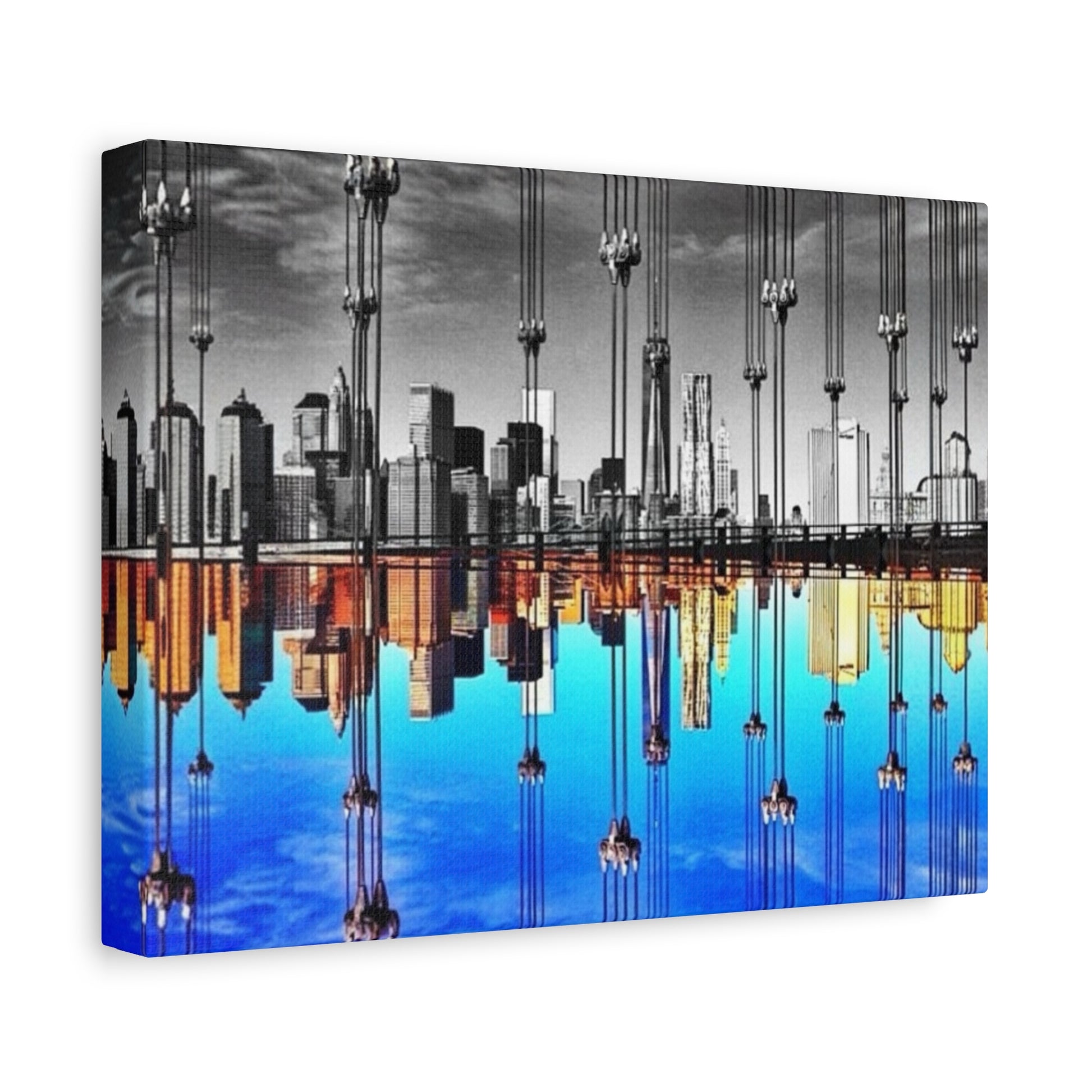 "City Reflection Canvas Art"