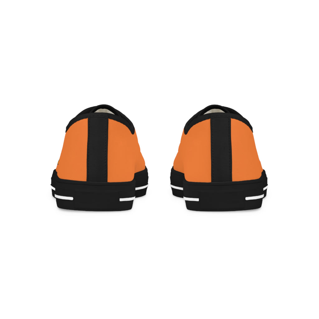 Stylish Orange Low Top Sneakers for Casual Comfort