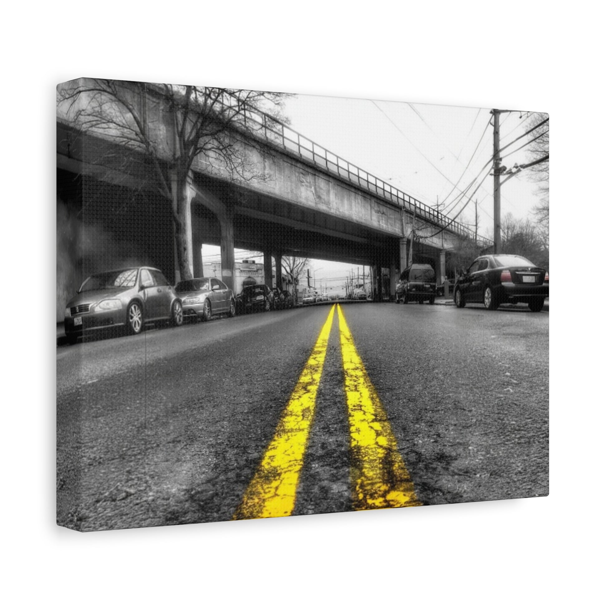 "Urban Roadway Canvas Print"