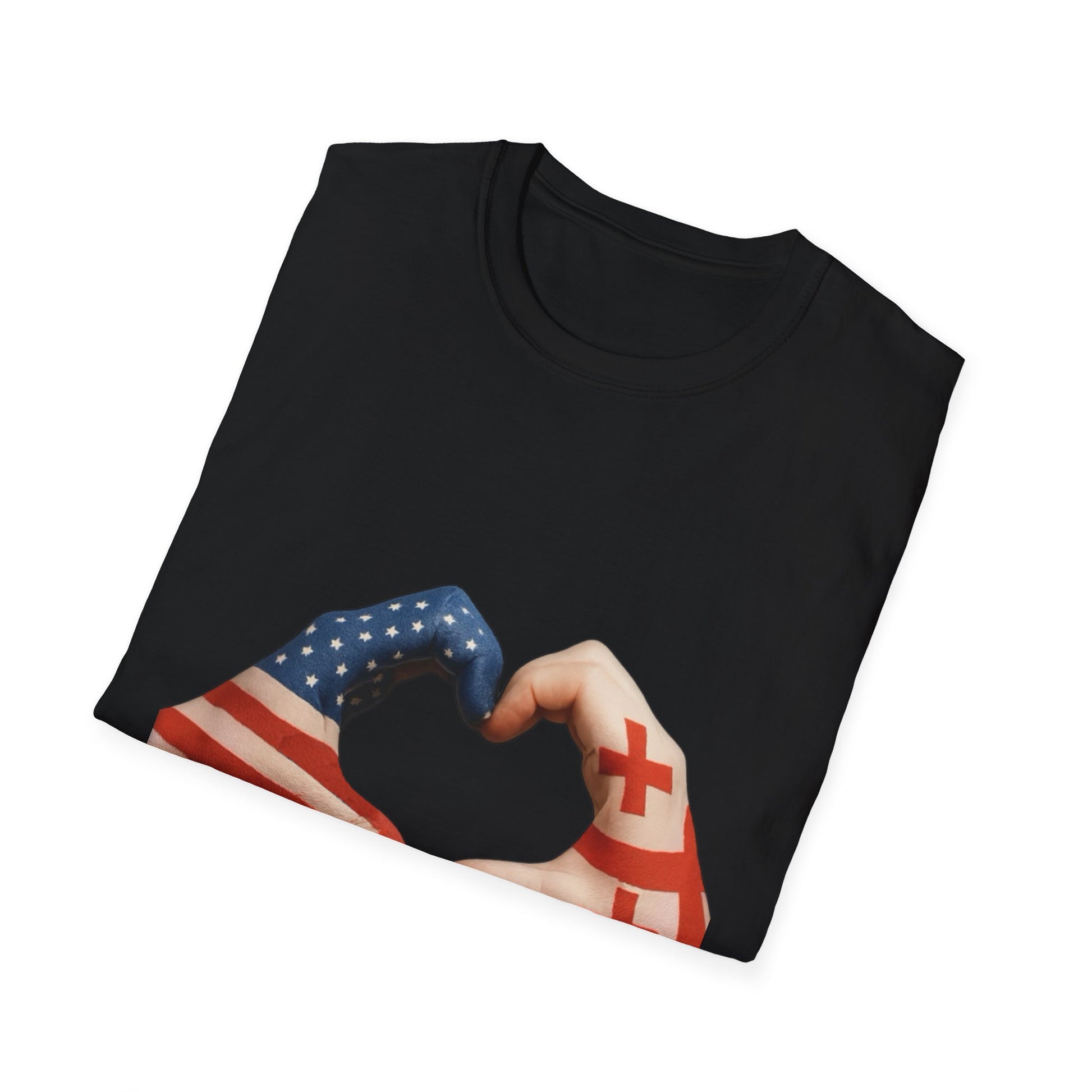 Two flags, One heart.