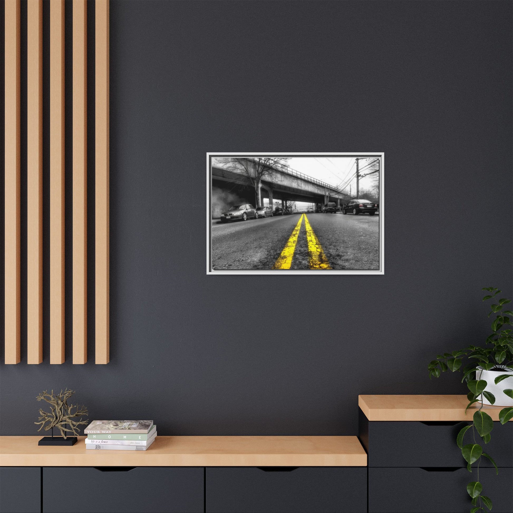 Framed Art Print: Urban Duality by Chikozu