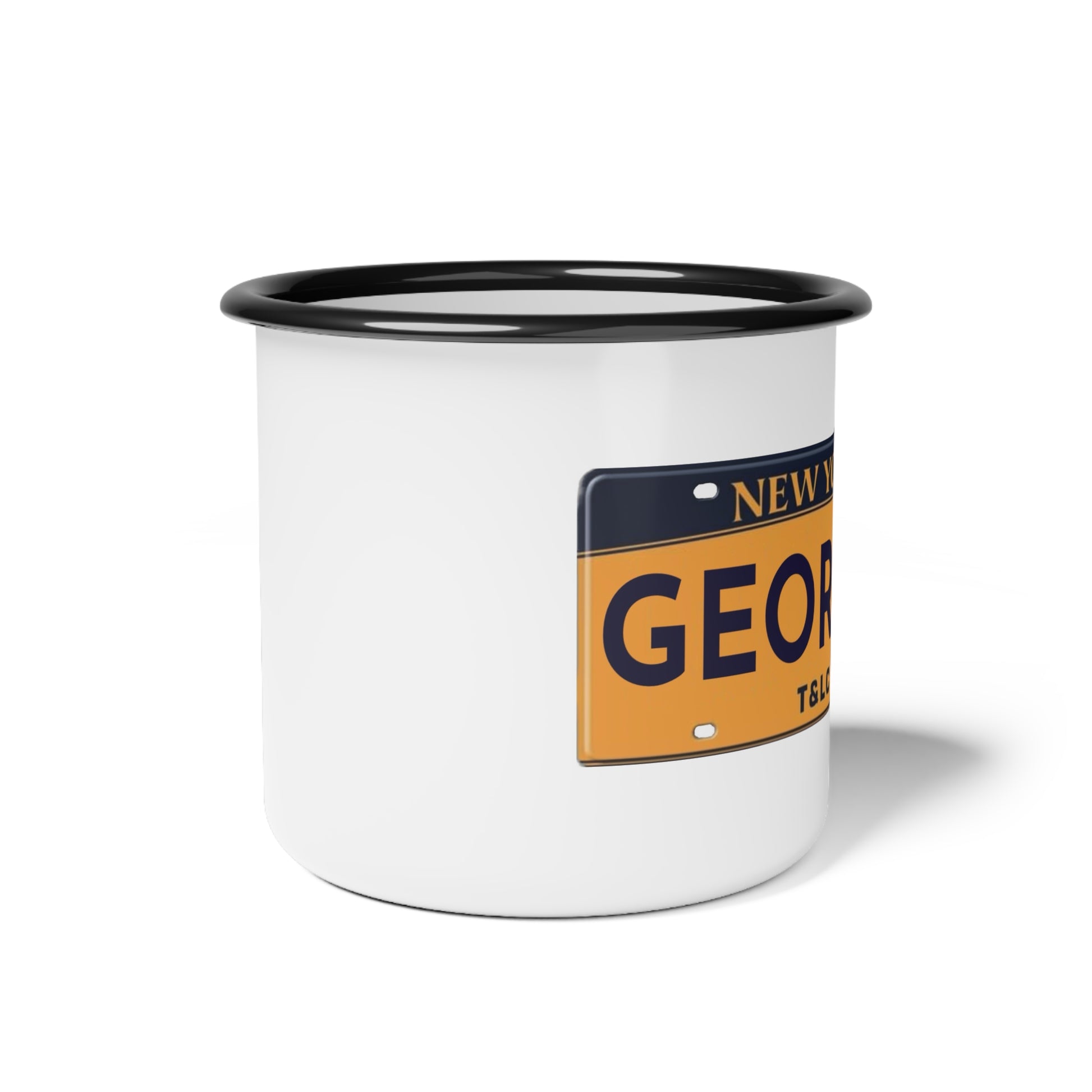 New York Inspired Enamel Camp Cup - Perfect for Campers and Travelers
