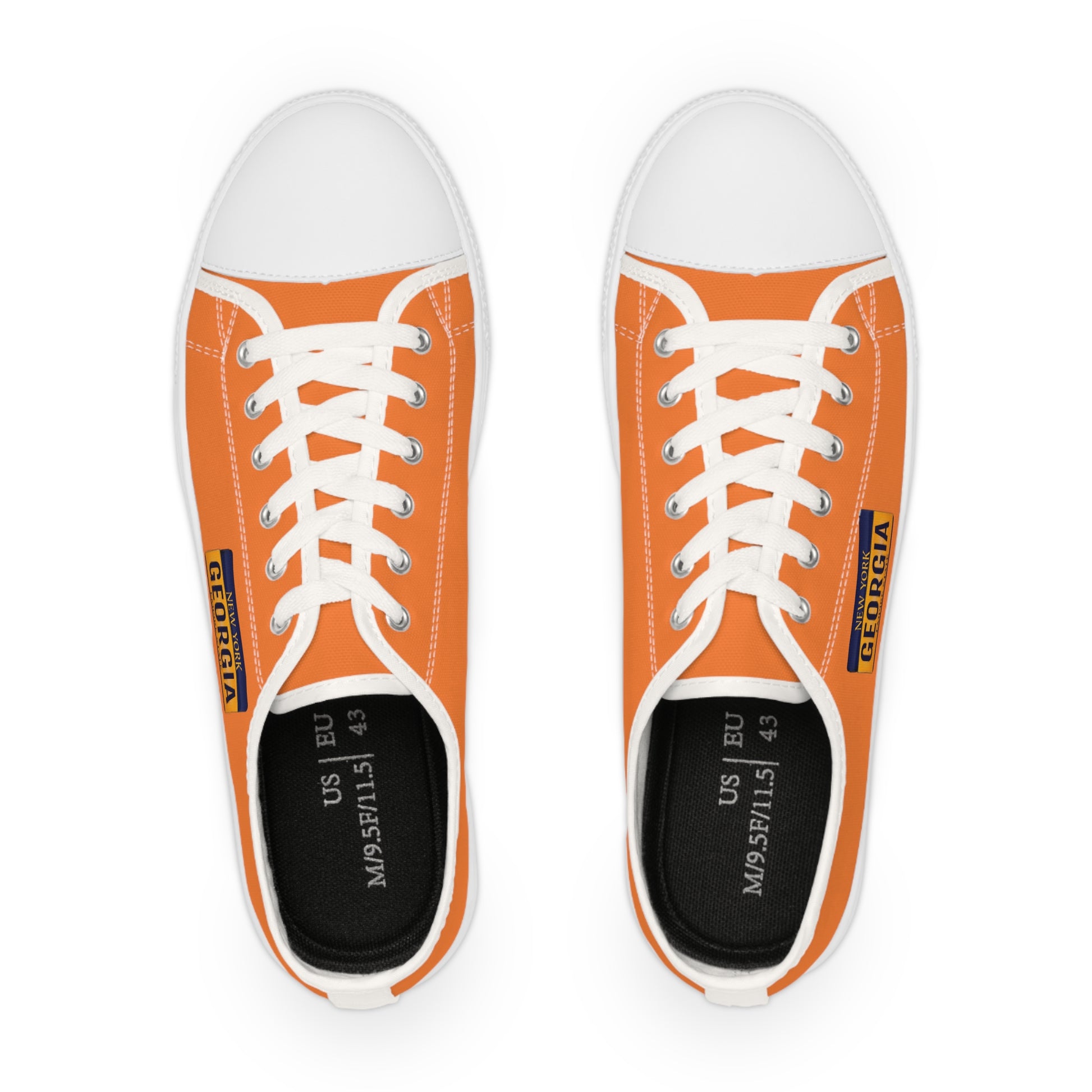 Stylish Orange Low Top Sneakers for Casual Comfort