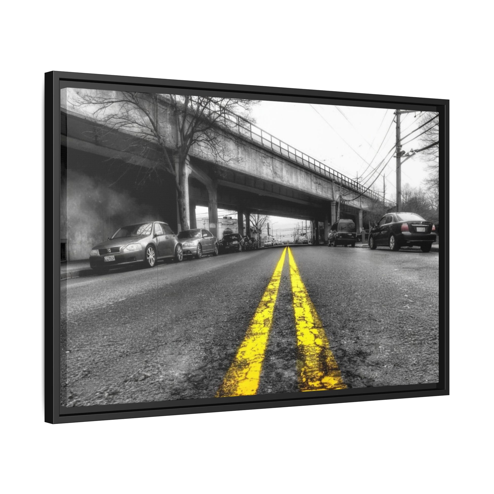 Framed Art Print: Urban Duality by Chikozu
