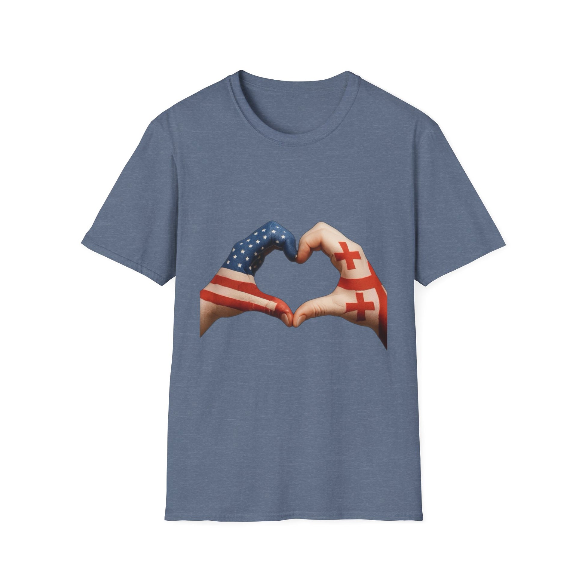 Two flags, One heart.