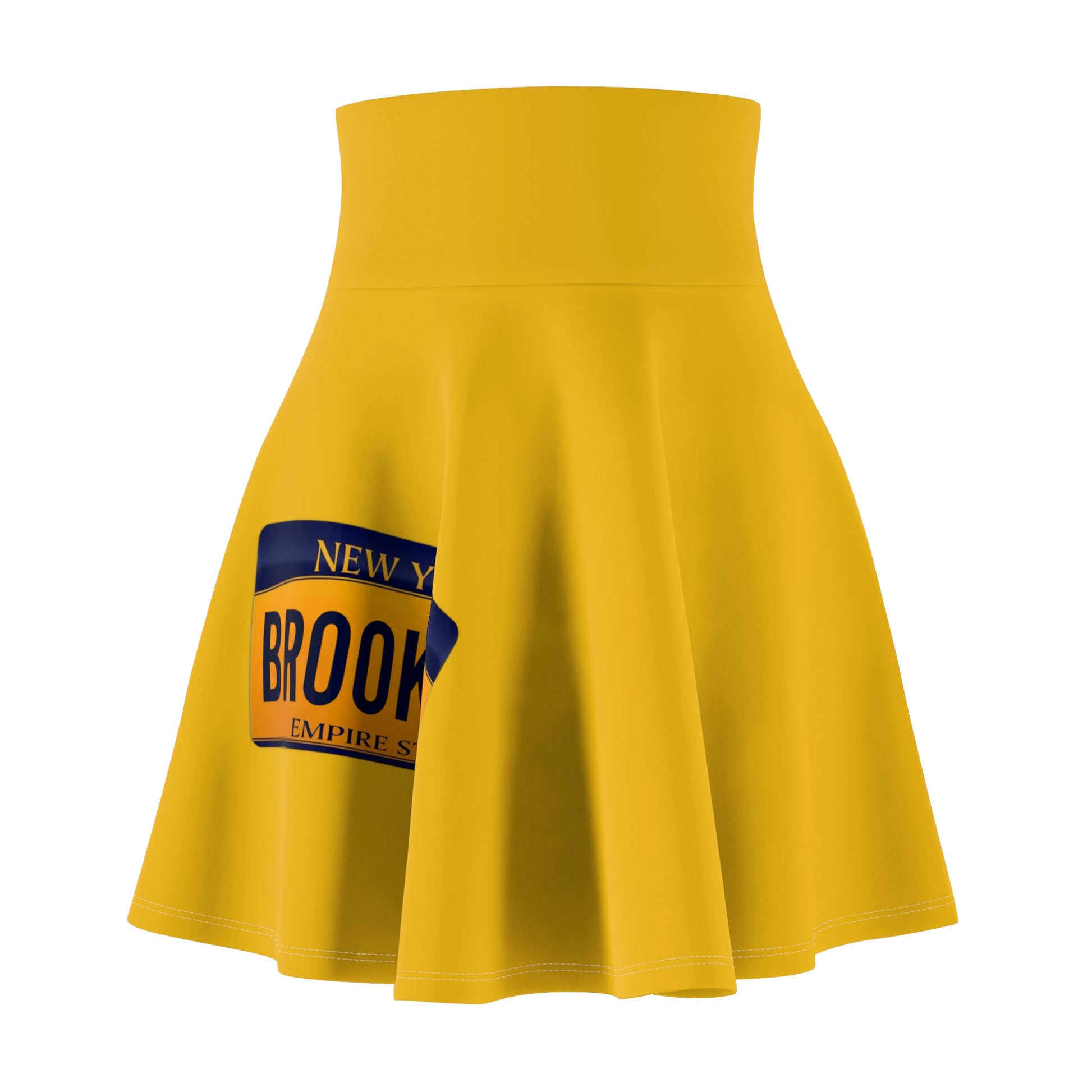 Brooklyn Vibes Women's Skater Skirt, Casual Skirt, Summer Fashion, Stylish Outfit, Vintage Inspired, Everyday Wear, Fun Twirl
