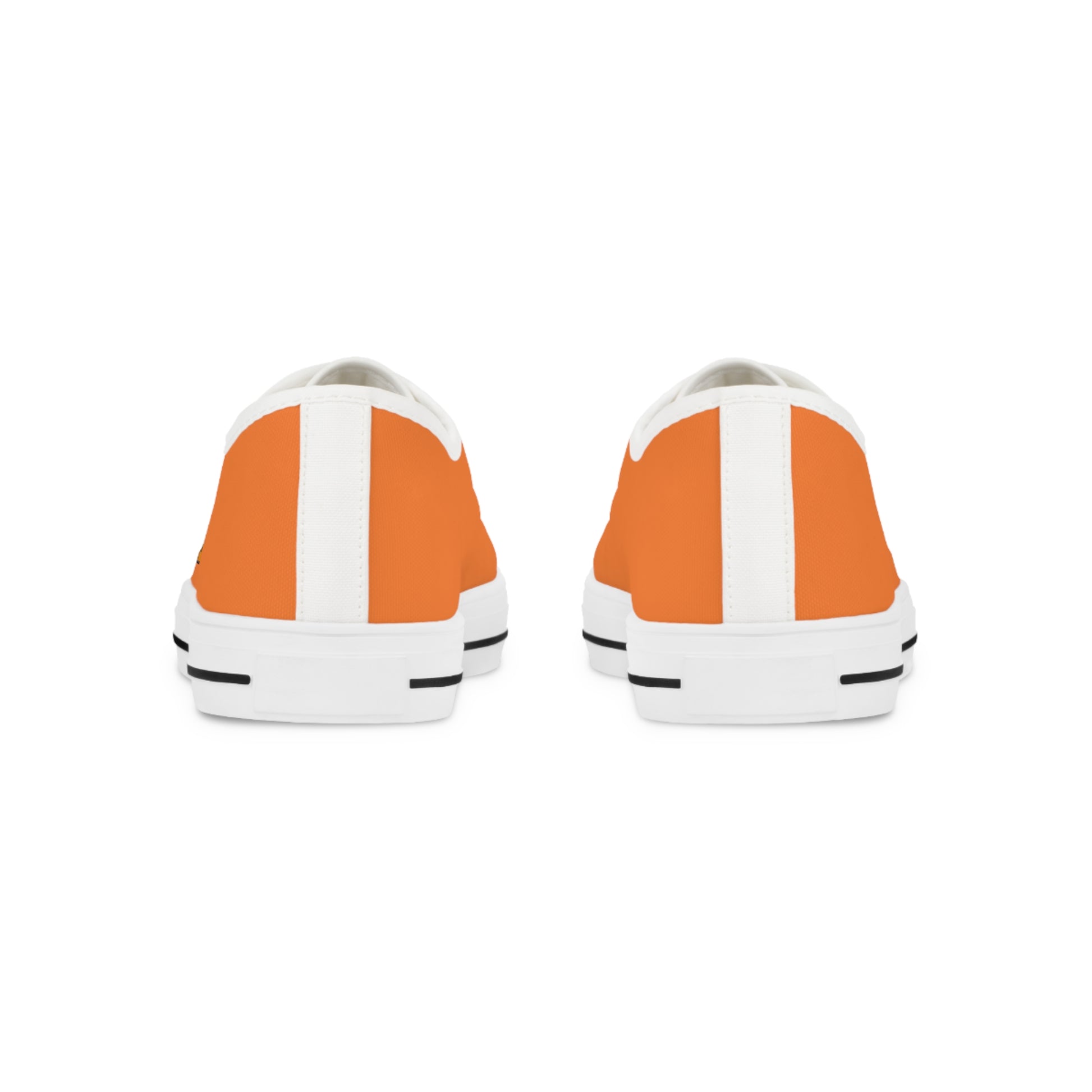 Stylish Orange Low Top Sneakers for Casual Comfort
