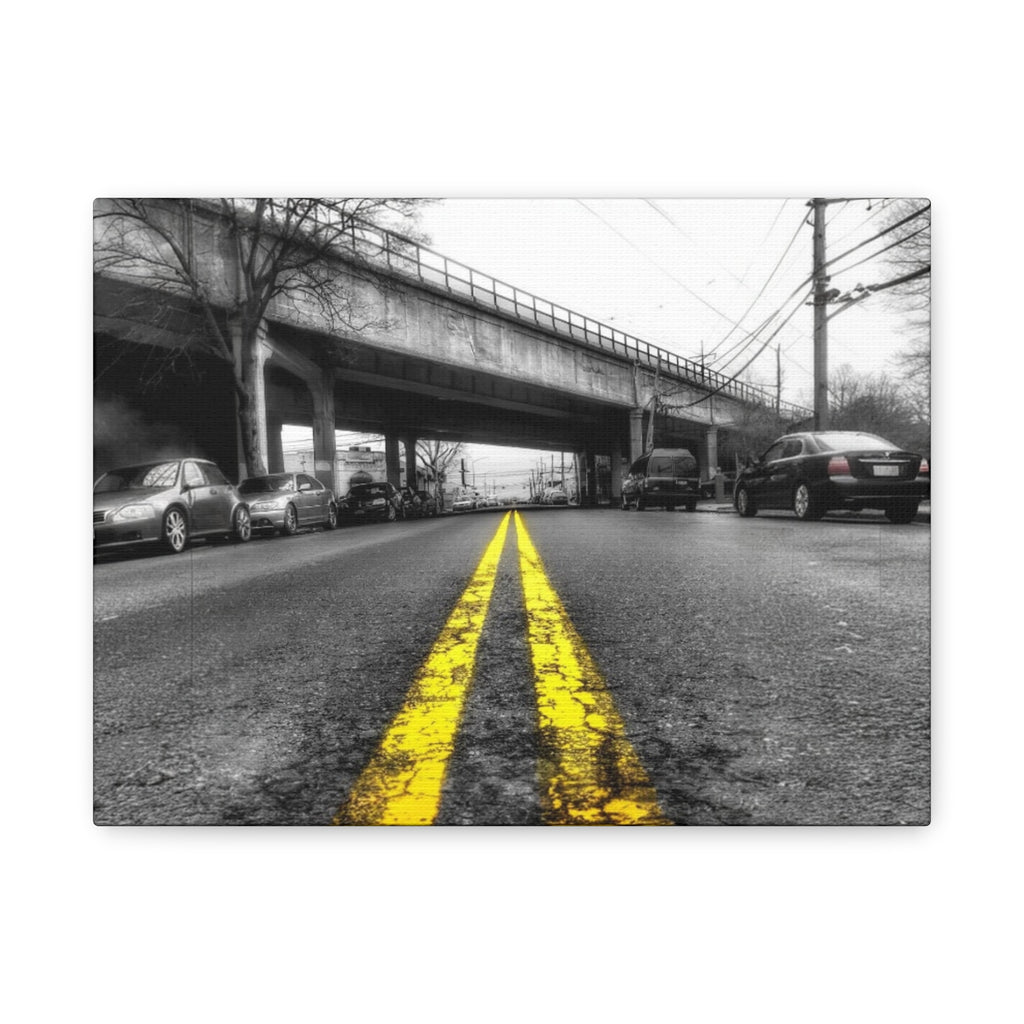 "Urban Roadway Canvas Print"