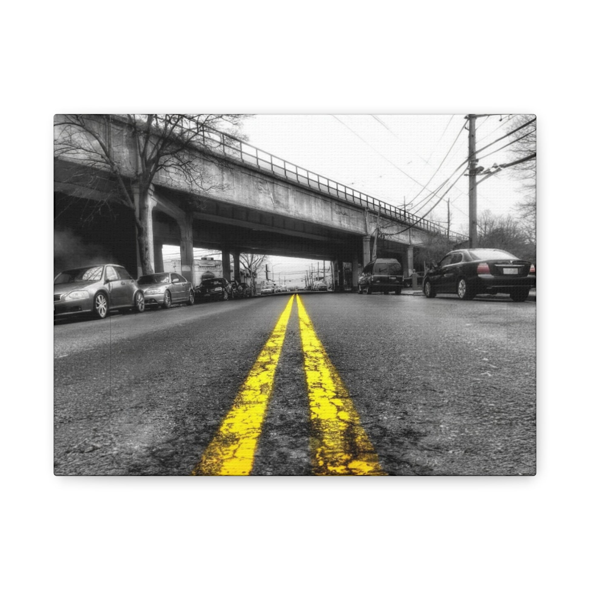 "Urban Roadway Canvas Print"