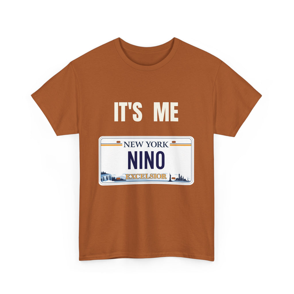 "It's me Nino". Unisex Heavy Cotton T-Shirt