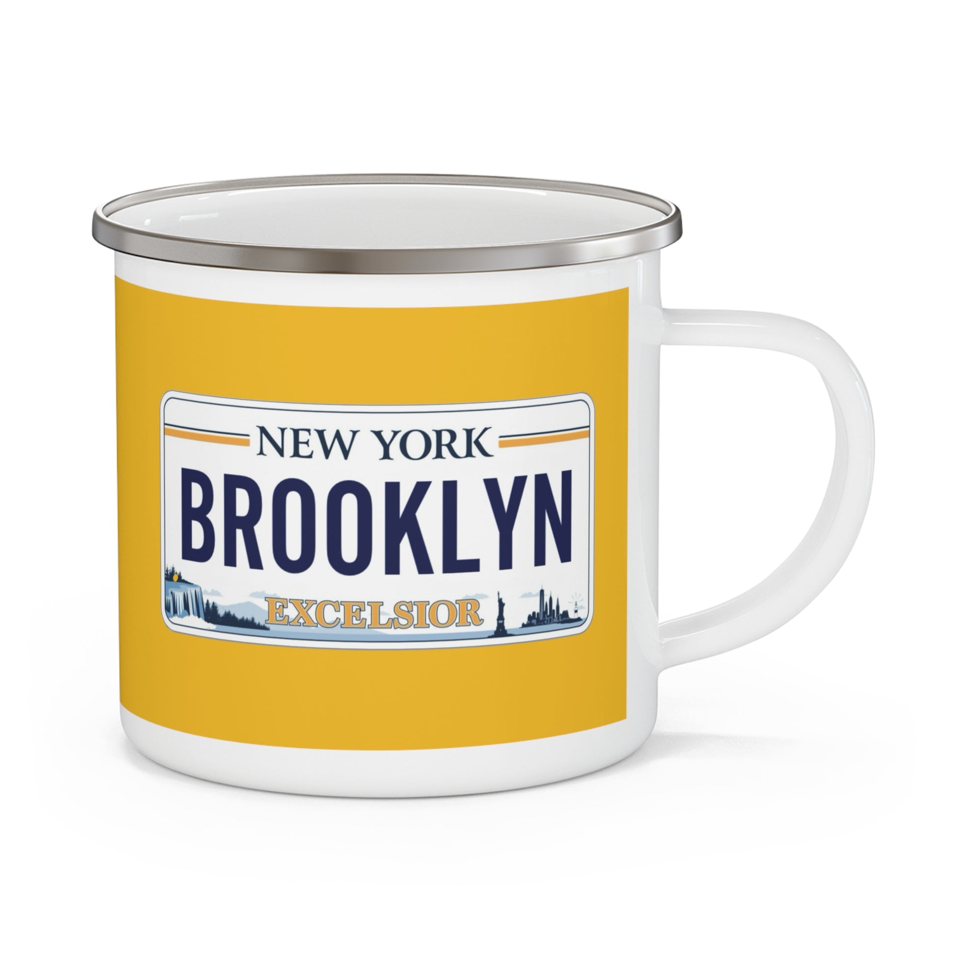 Copy of Vintage-Inspired Enamel Camping Mug - 'Old But Cold' Design