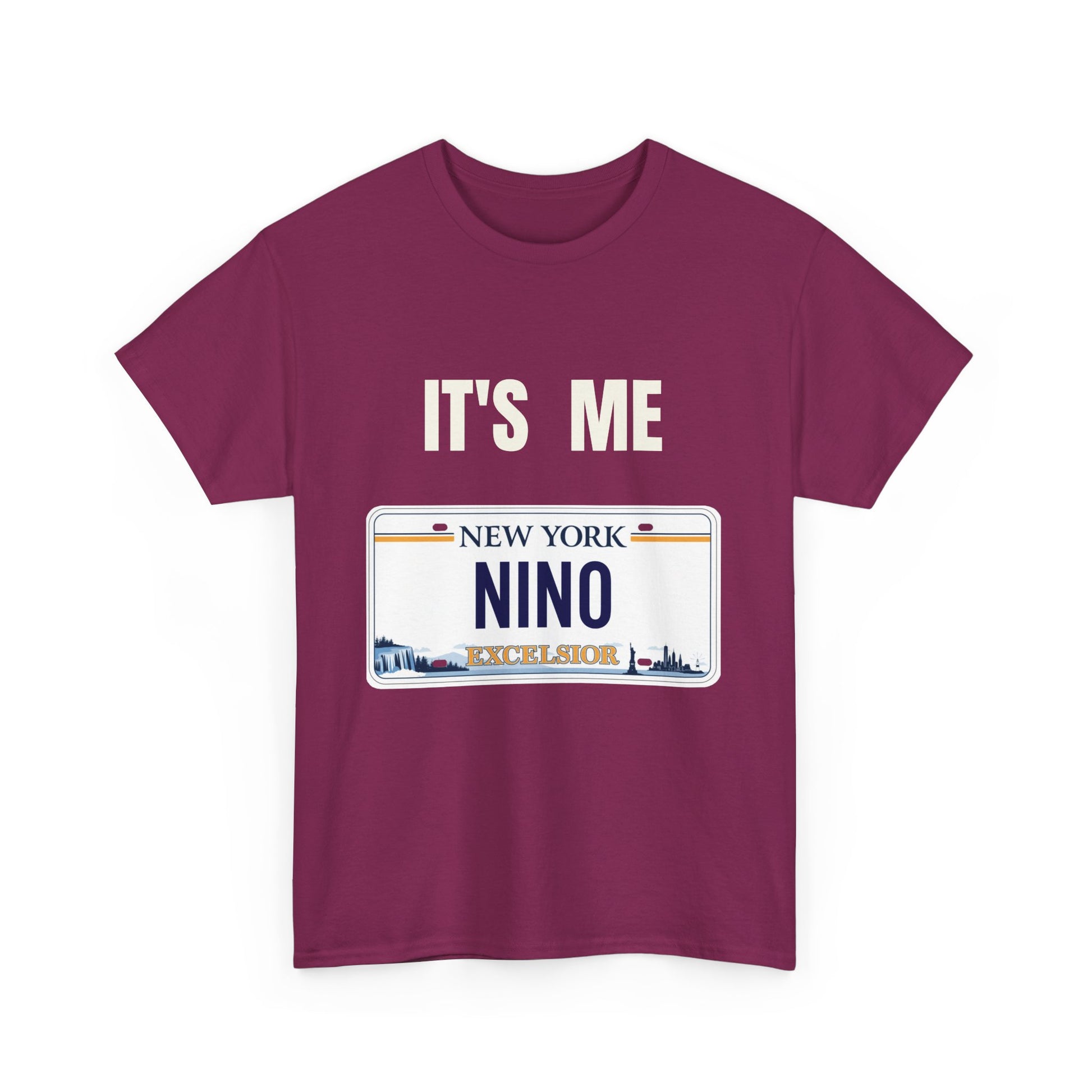 "It's me Nino". Unisex Heavy Cotton T-Shirt