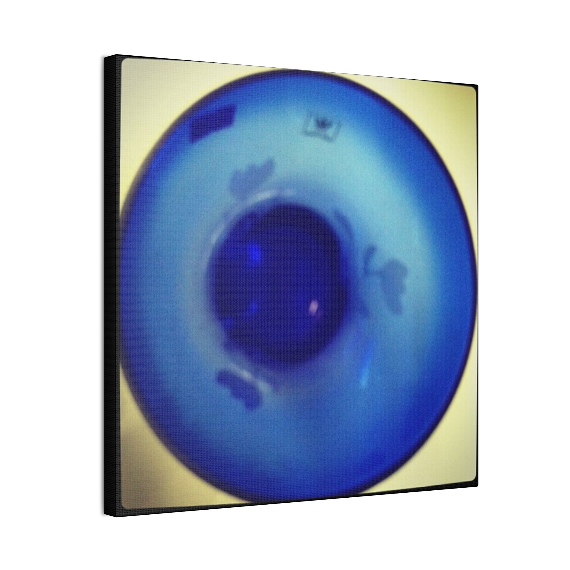 Vibrant Blue Flower Canvas Art, Floral Wall Decor, Home Decoration, Modern Art Piece, Unique Gift for Any Occasion