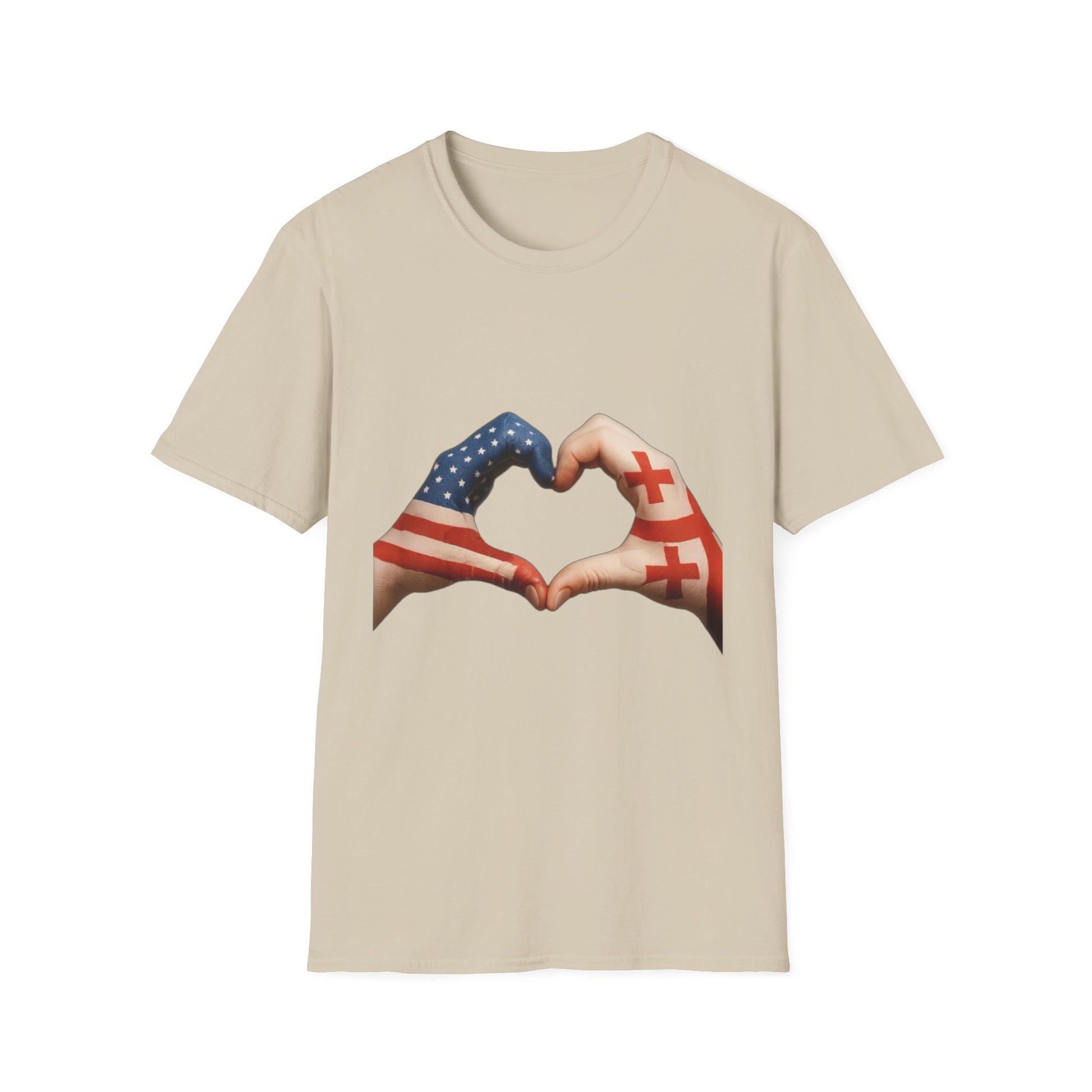 Two flags, One heart.