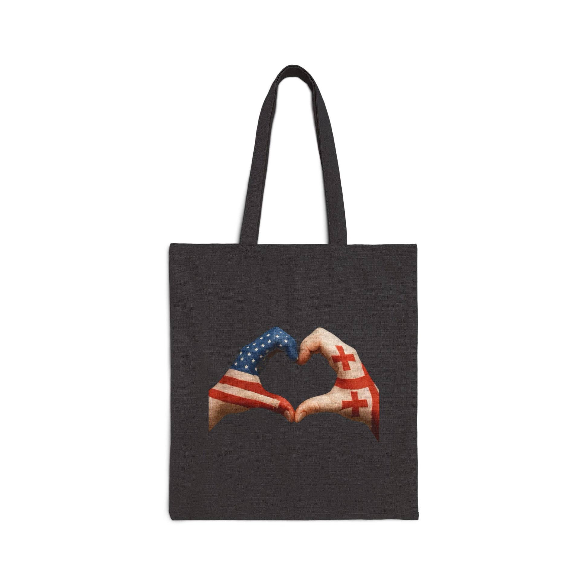 Two flags, one heart.
