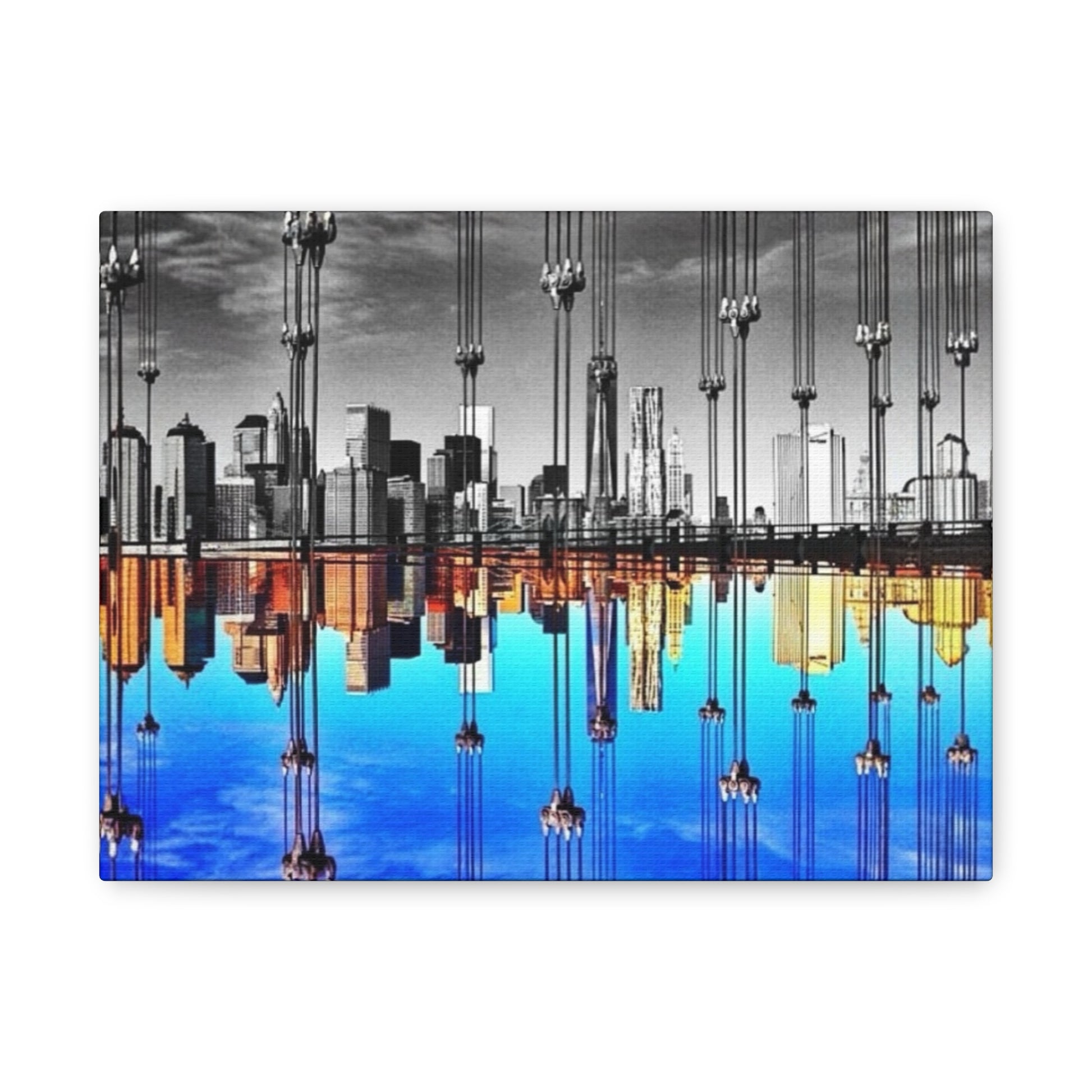 "City Reflection Canvas Art"