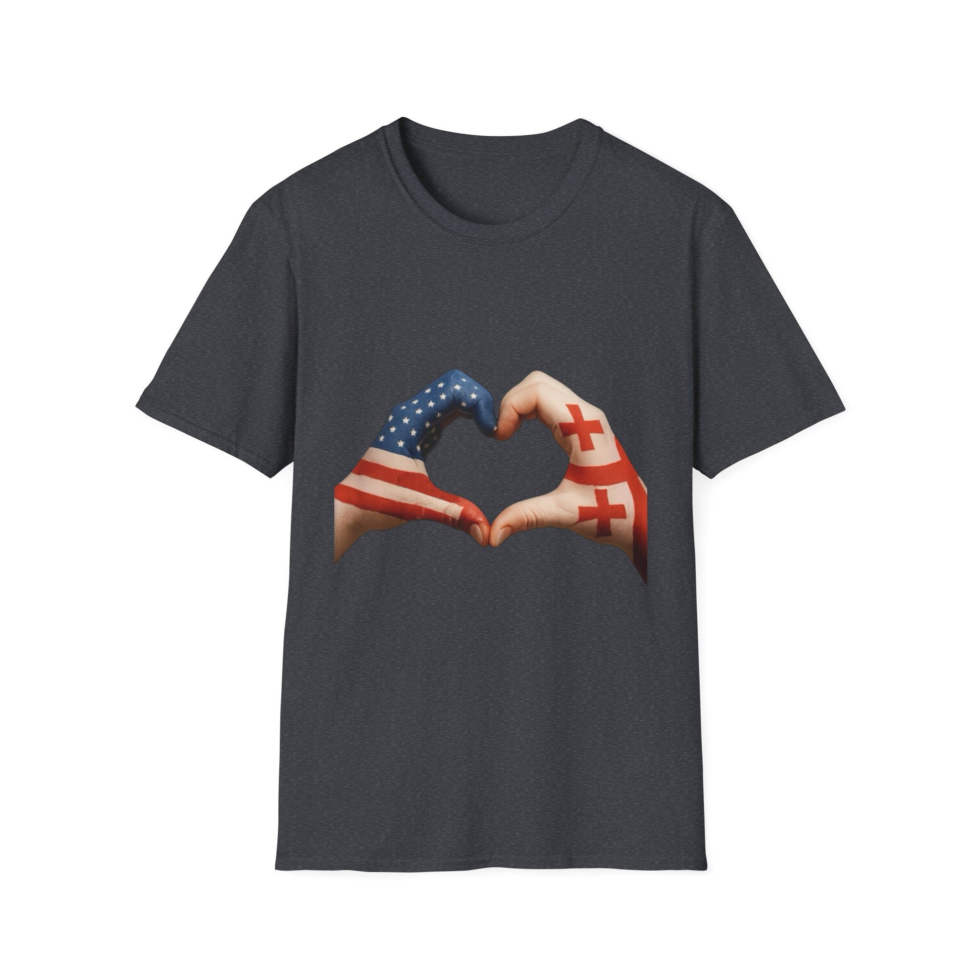 Two flags, One heart.