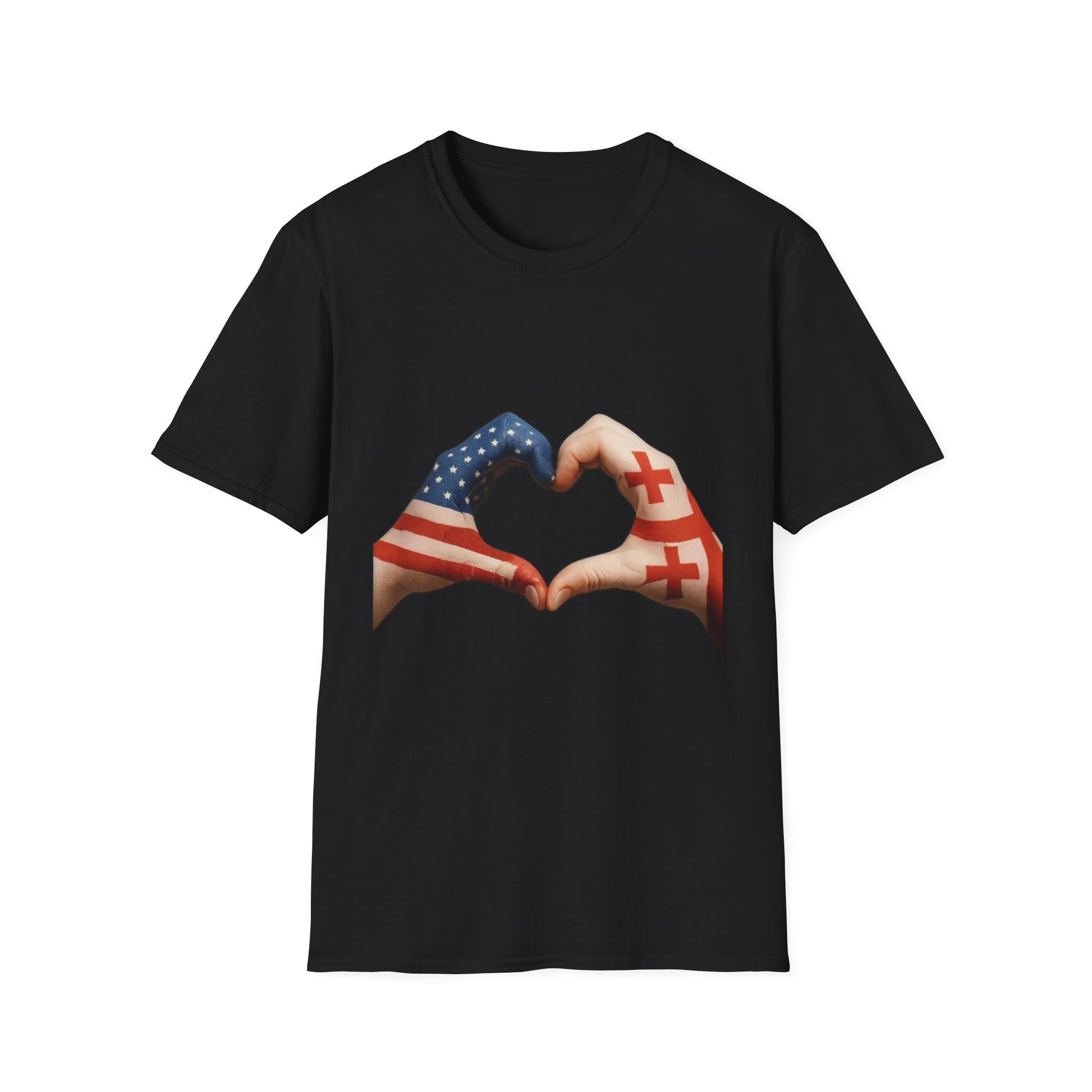 Two flags, One heart.