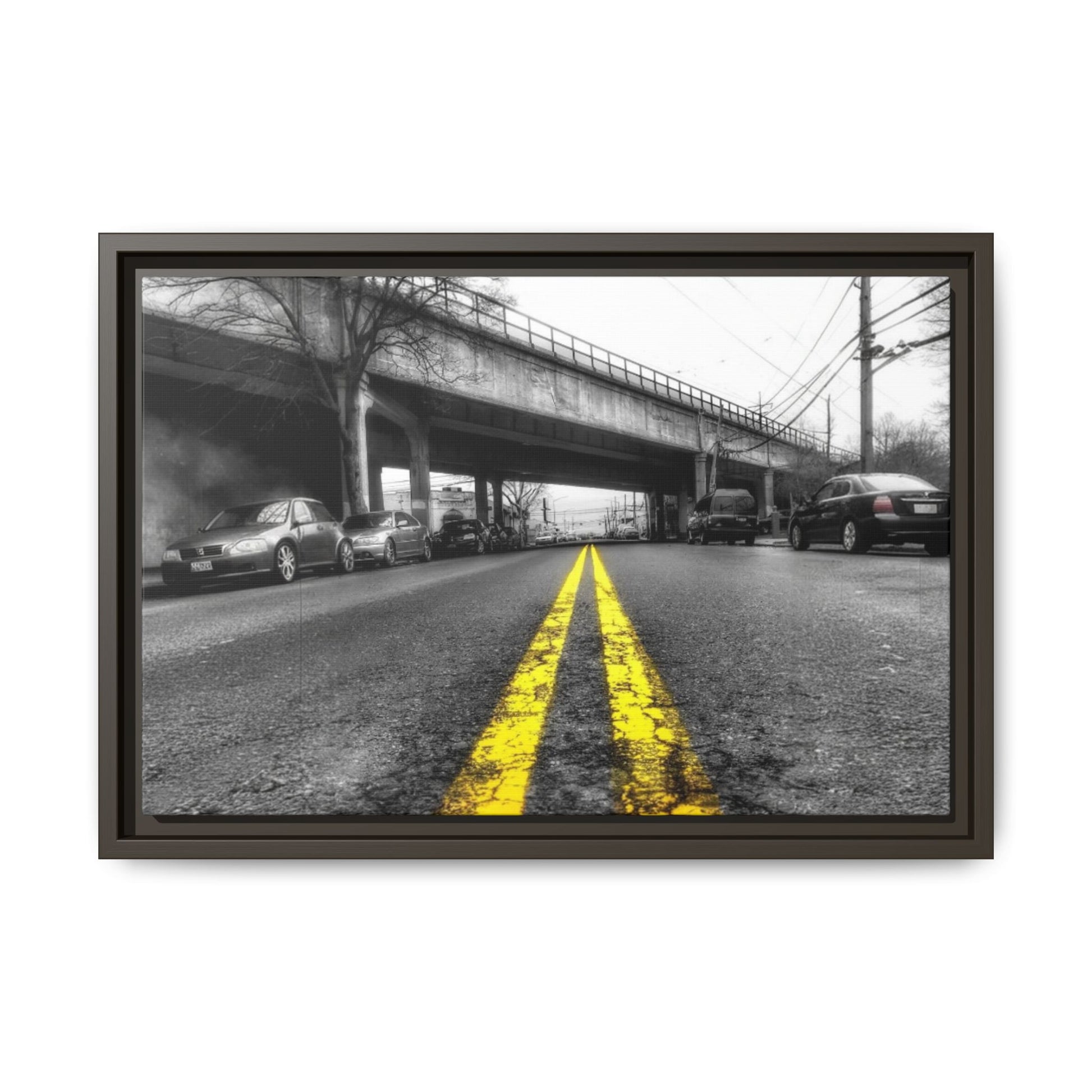 Framed Art Print: Urban Duality by Chikozu