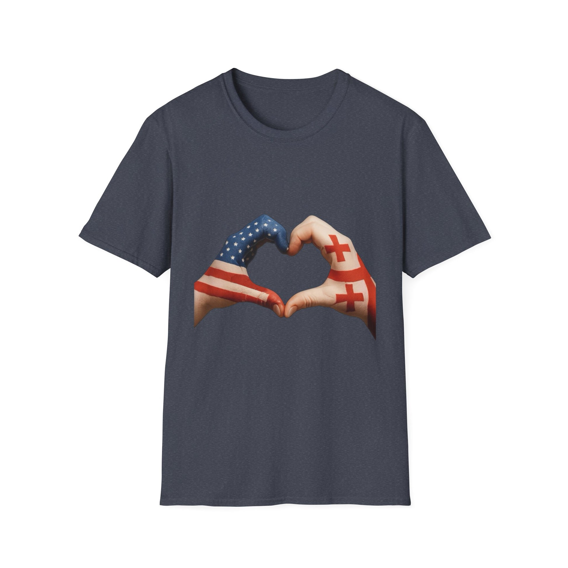 Two flags, One heart.