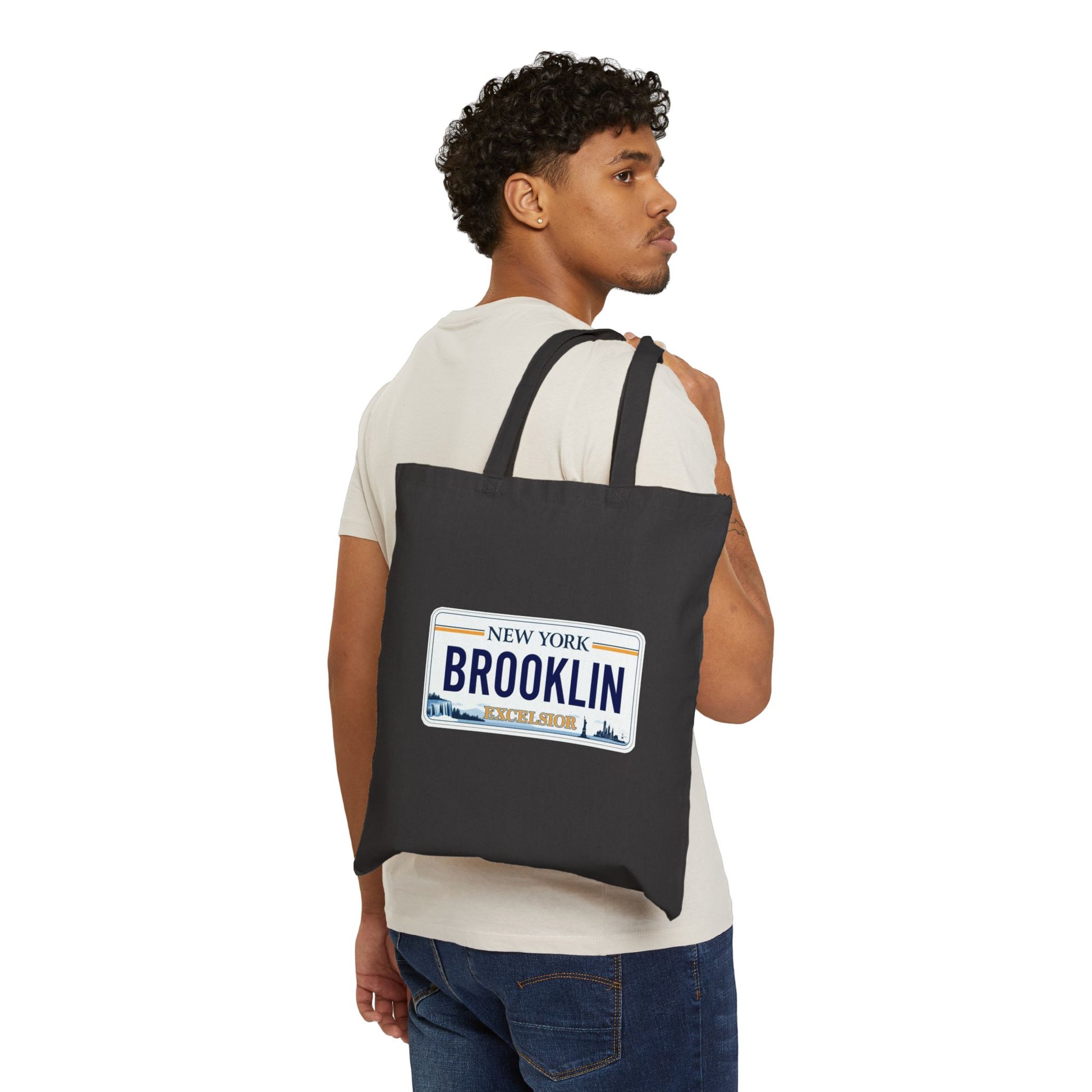 Brooklyn Canvas Tote Bag - Perfect for Shopping, Beach Trips, Gifts, Eco-Friendly Use, New York Lover's Essential