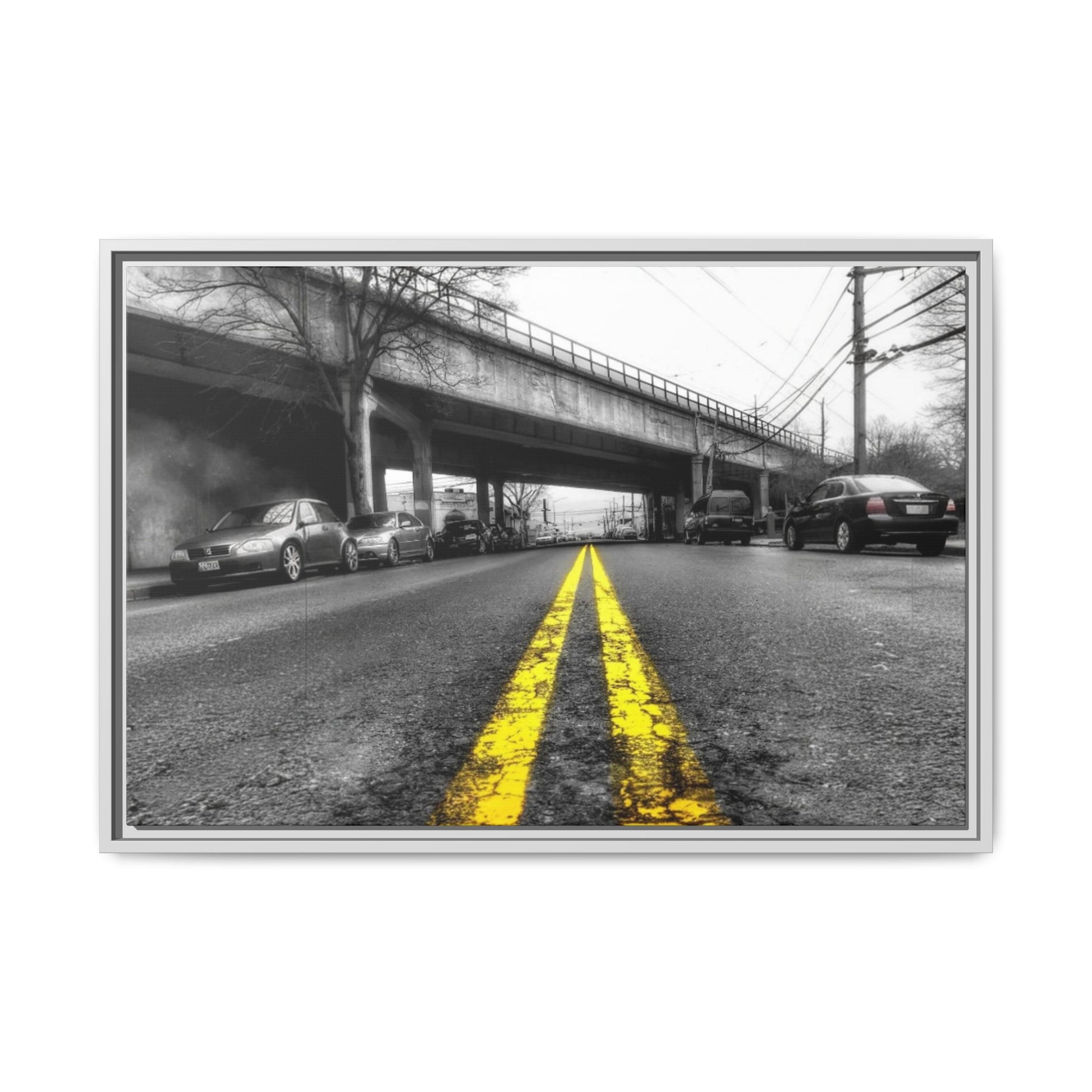 Framed Art Print: Urban Duality by Chikozu