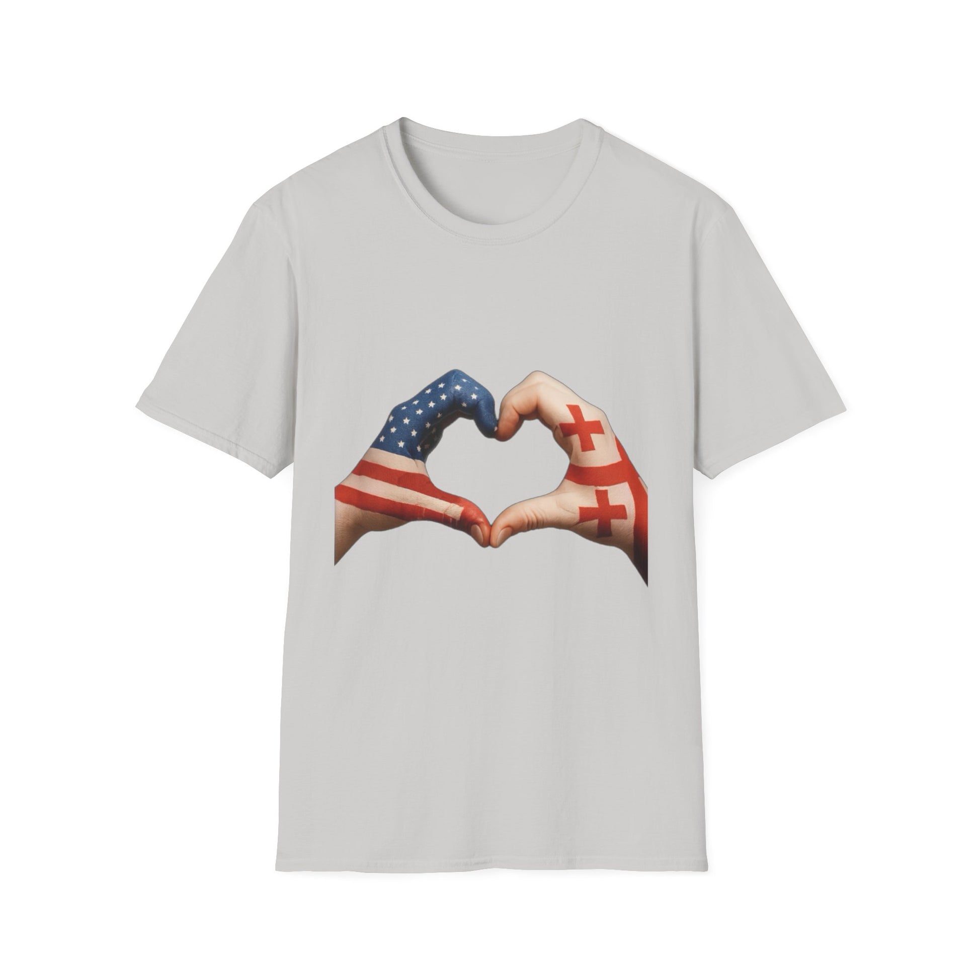 Two flags, One heart.