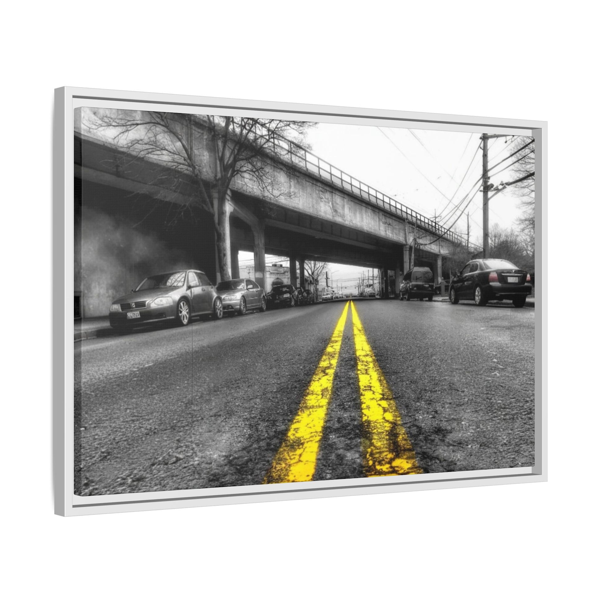 Framed Art Print: Urban Duality by Chikozu