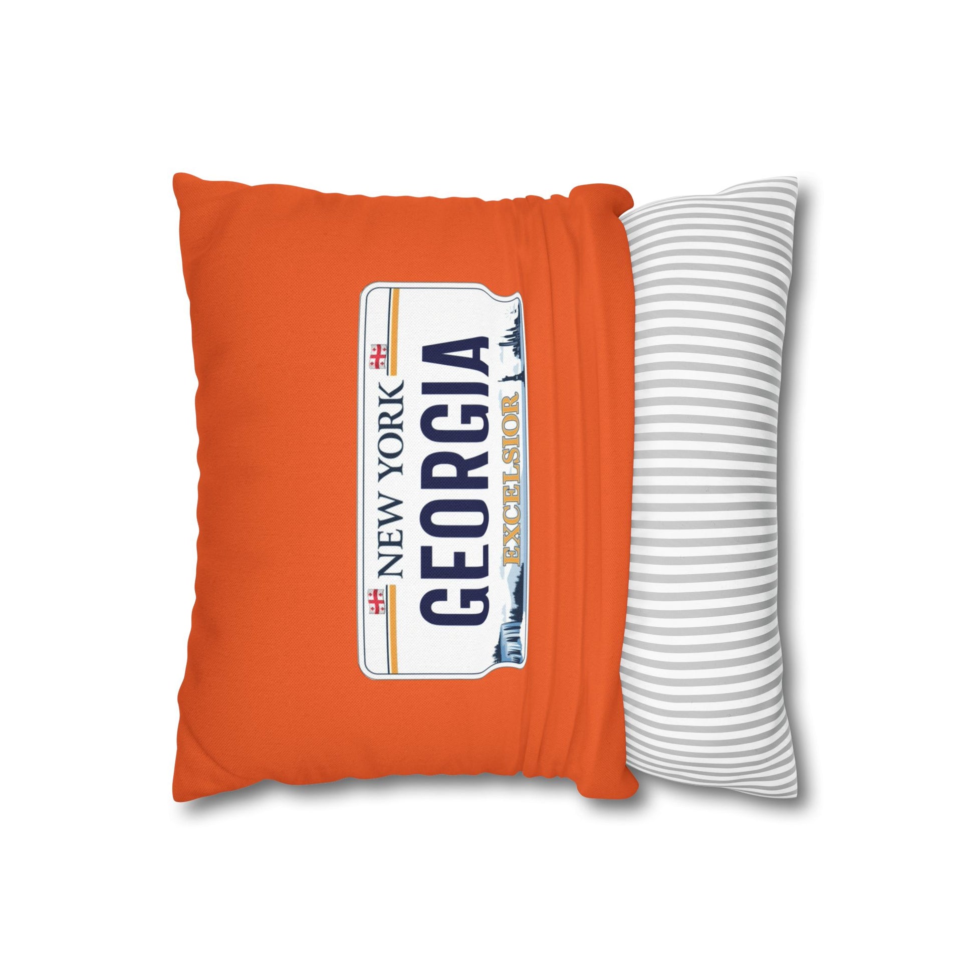 Georgia License Plate Decorative Pillowcase