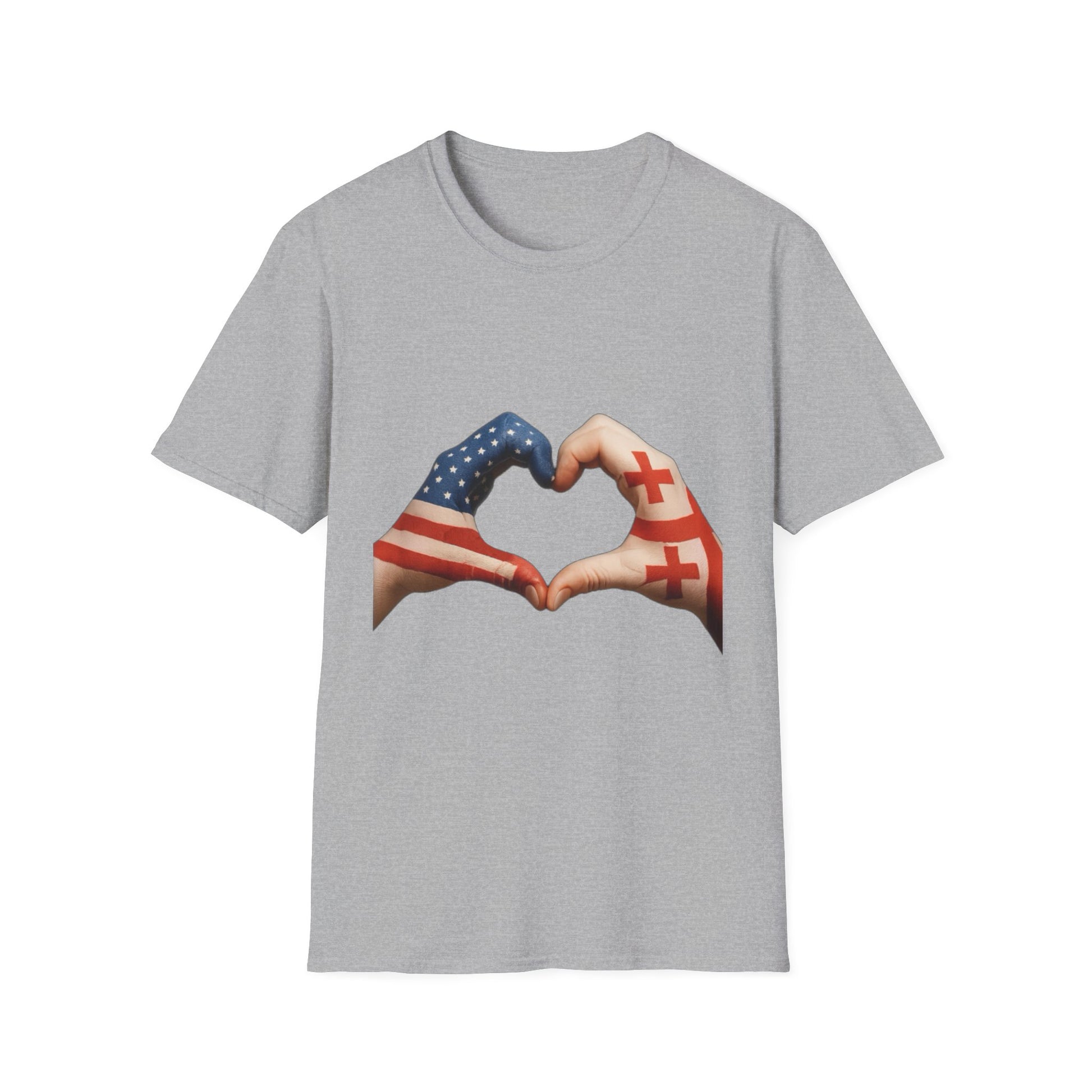 Two flags, One heart.
